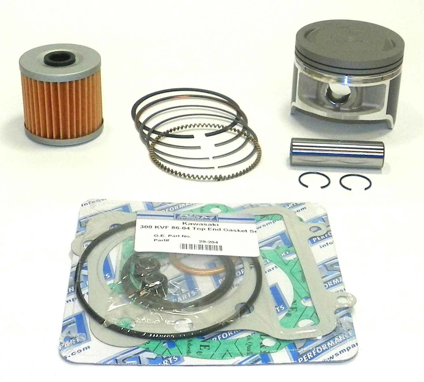 Top End Rebuild Kit for Kawasaki 300 Bayou/Lakota (1988–2004) - 54-255-11 - .25mm