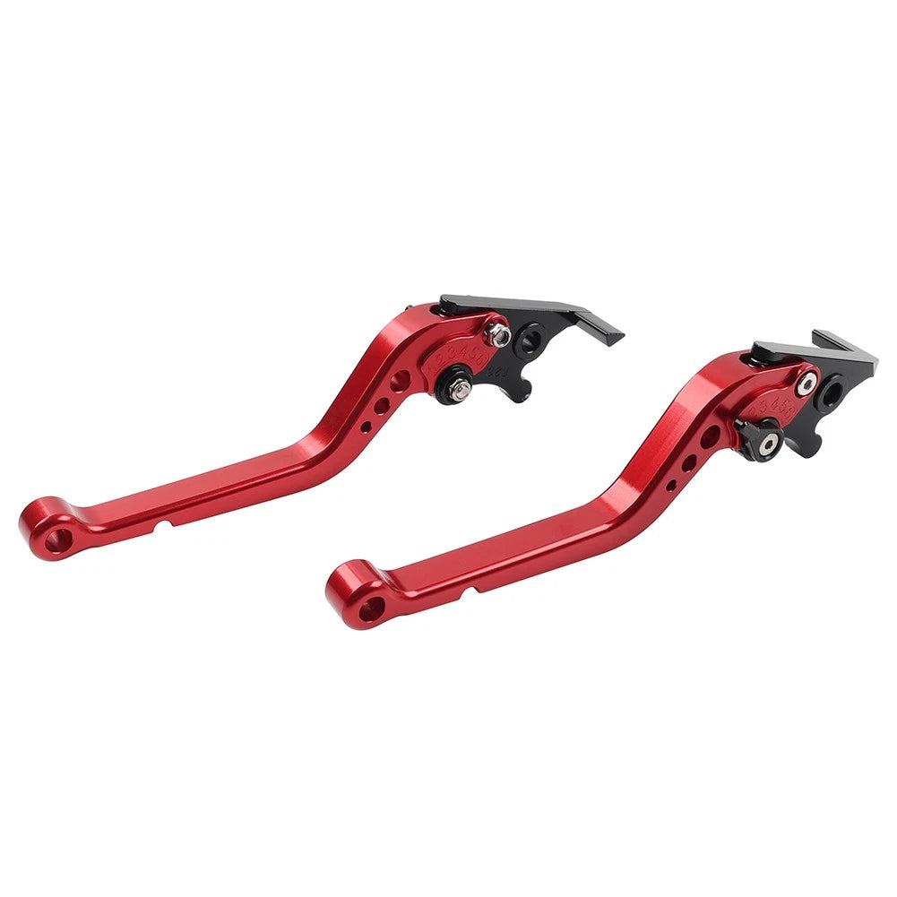 Red CNC Adjustable Brake Clutch Levers for Honda GROM/MSX125 (2014–2022)