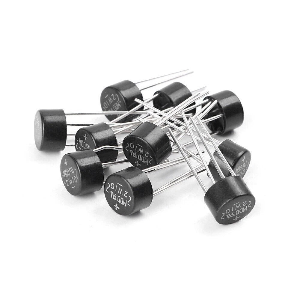 10x Bridge Diode Rectifier 2W 1000V 2A for DIY Electronics