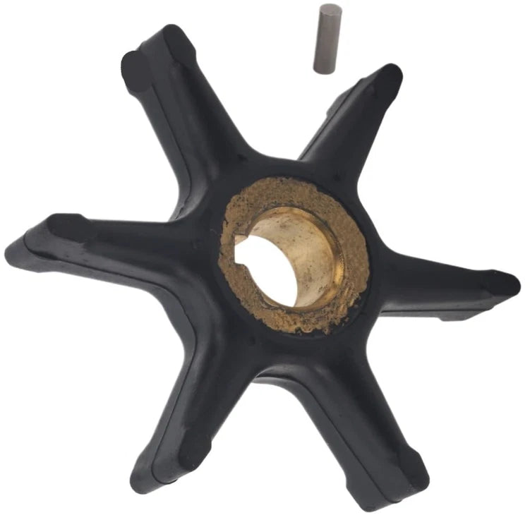 Water Pump Impeller with Pin for Evinrude Johnson 20-25 HP Outboard (0775518)