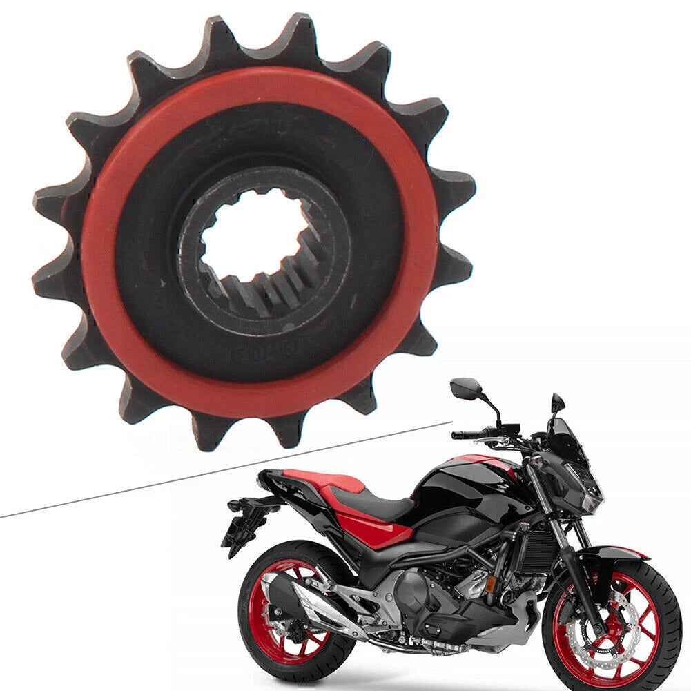 16T Steel Front Engine Chain Drive Sprocket for Honda NC700 (2012–2015)
