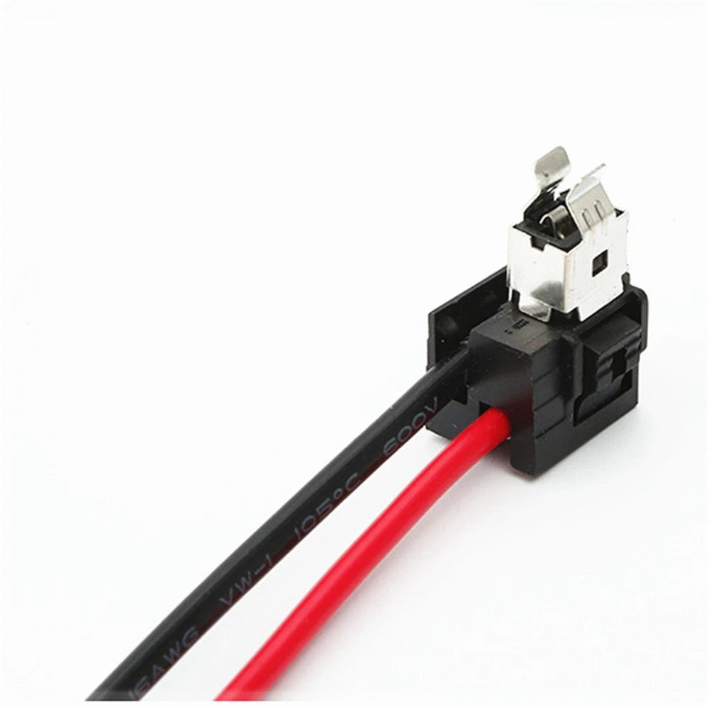 2Pcs Headlight Socket Harness Connector Plug Adapter for H1 Halogen