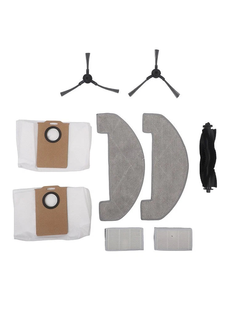 Replacement Main Brush Mop Cloth Dust Bag Side Brush Set for MONSGA MR1 (2019–2023)