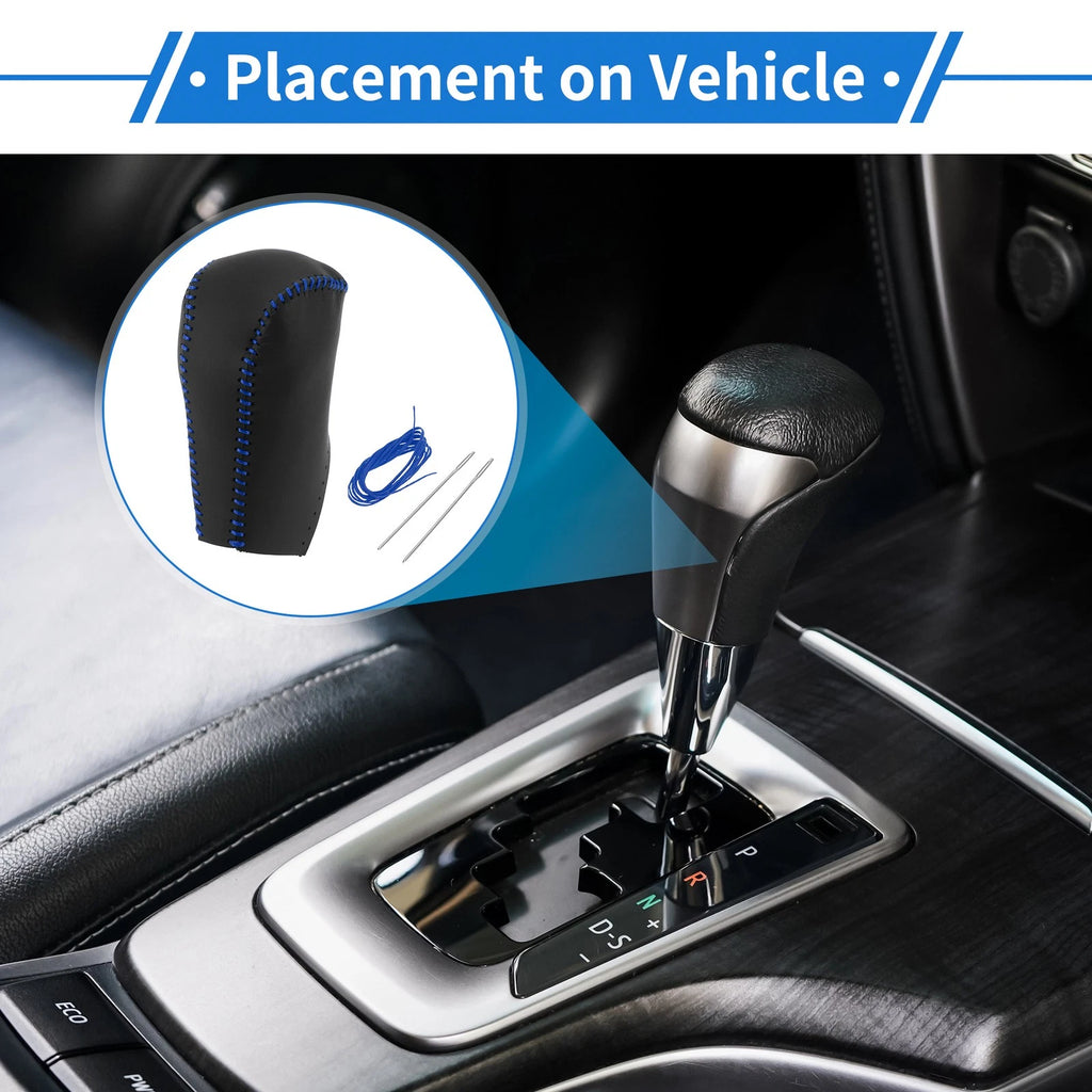 Gear Shift Knob Cover Replacement for Toyota RAV4 (2013–2016) Faux Leather