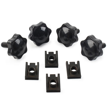 4X Saddlebag Lock Mounting Theft Deterrent Bolt Screw for Harley FLHT (2000–2023)
