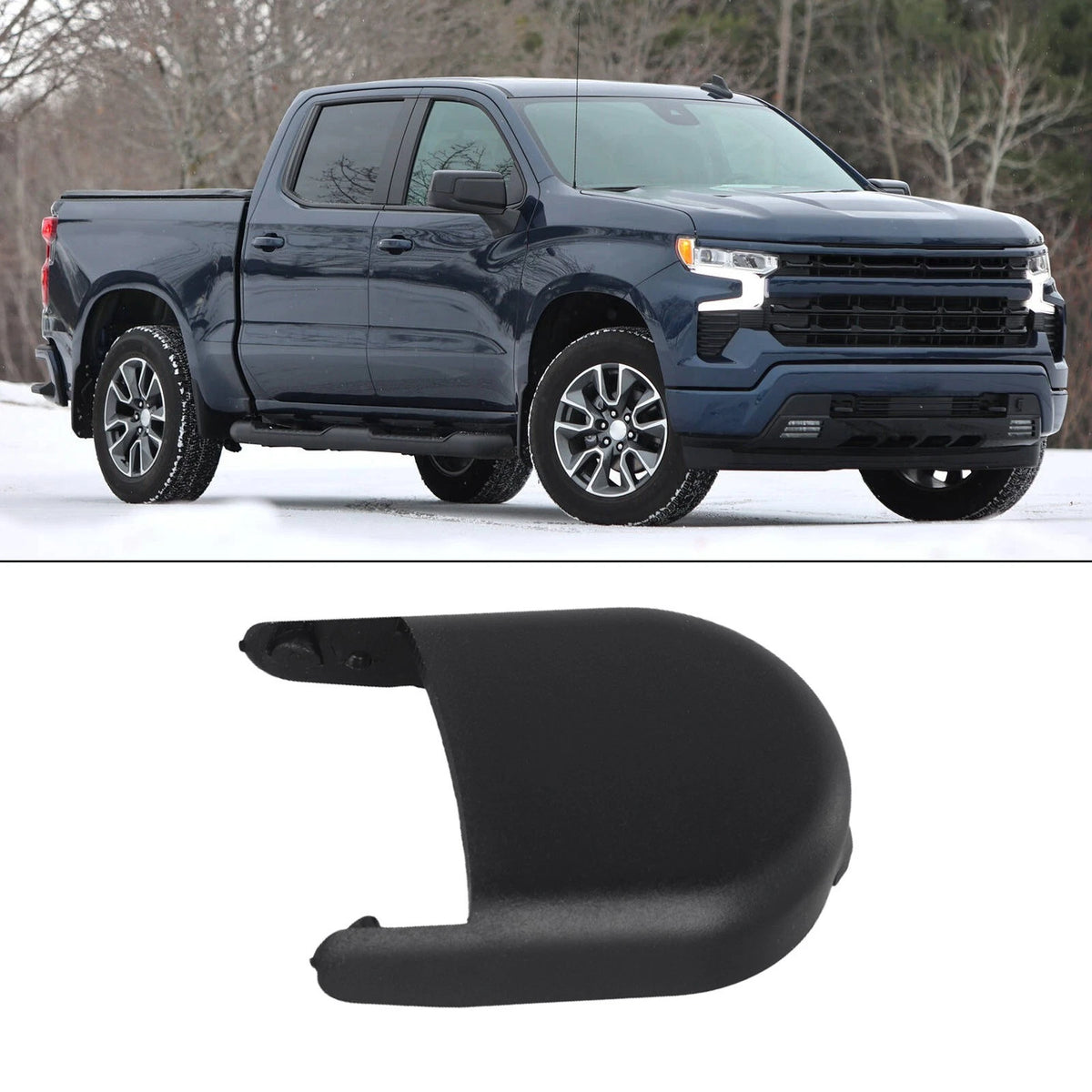 Wiper Nut Cap Covers for Chevrolet Vehicles (Compatible with Multiple Models)