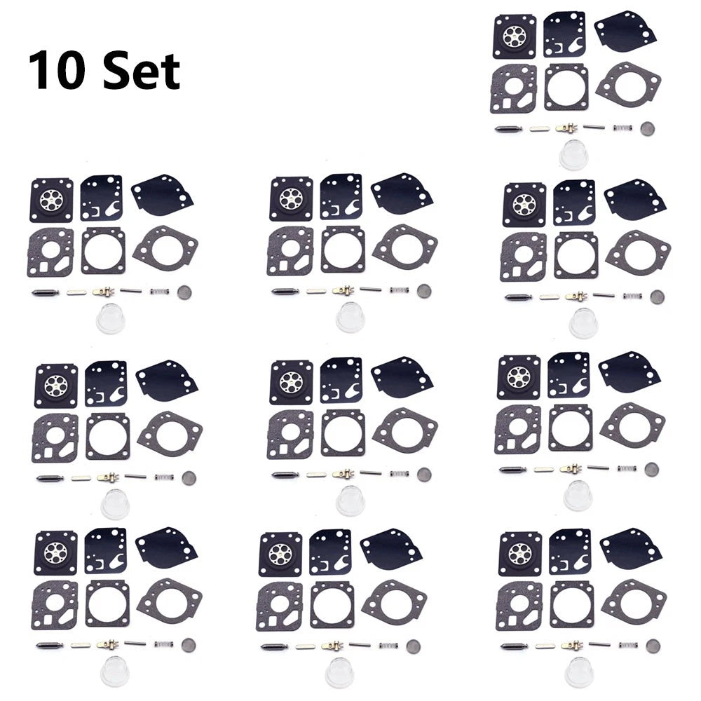 10x Carburetor Repair Kit for Poulan Ryobi Homelite Zama C1U-W19 RB-117