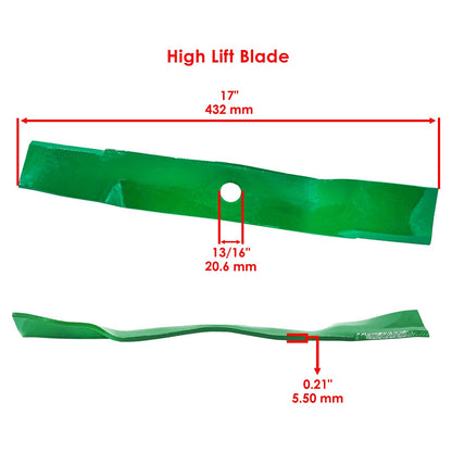 High Lift Blade Replacement for John Deere 22009 UC22009 (2019–2019)
