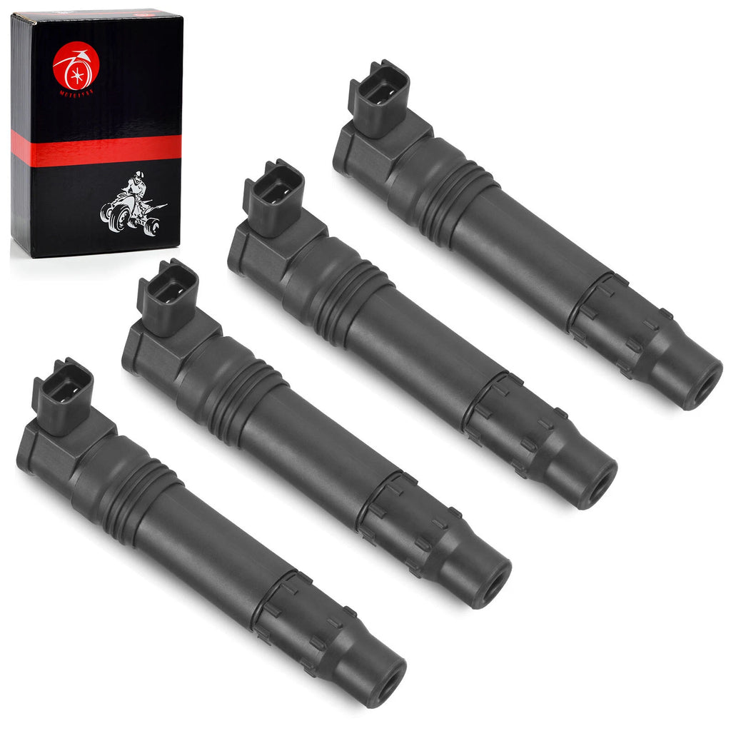 Set of 4 Ignition Coils for Kawasaki Ninja 1000 ZX-12R ZX-9R ZX1000 ZX1200 ZX900