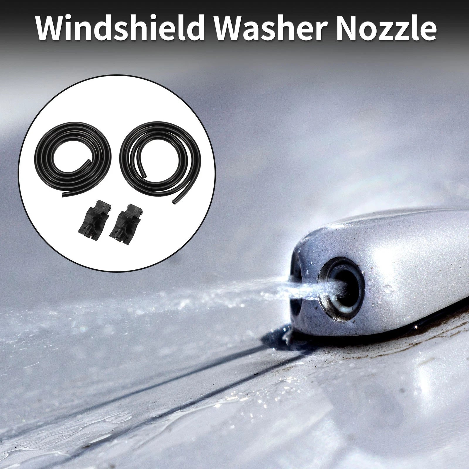 Windshield Washer Nozzle with Hose Replacement for Toyota Camry (2007–2011)