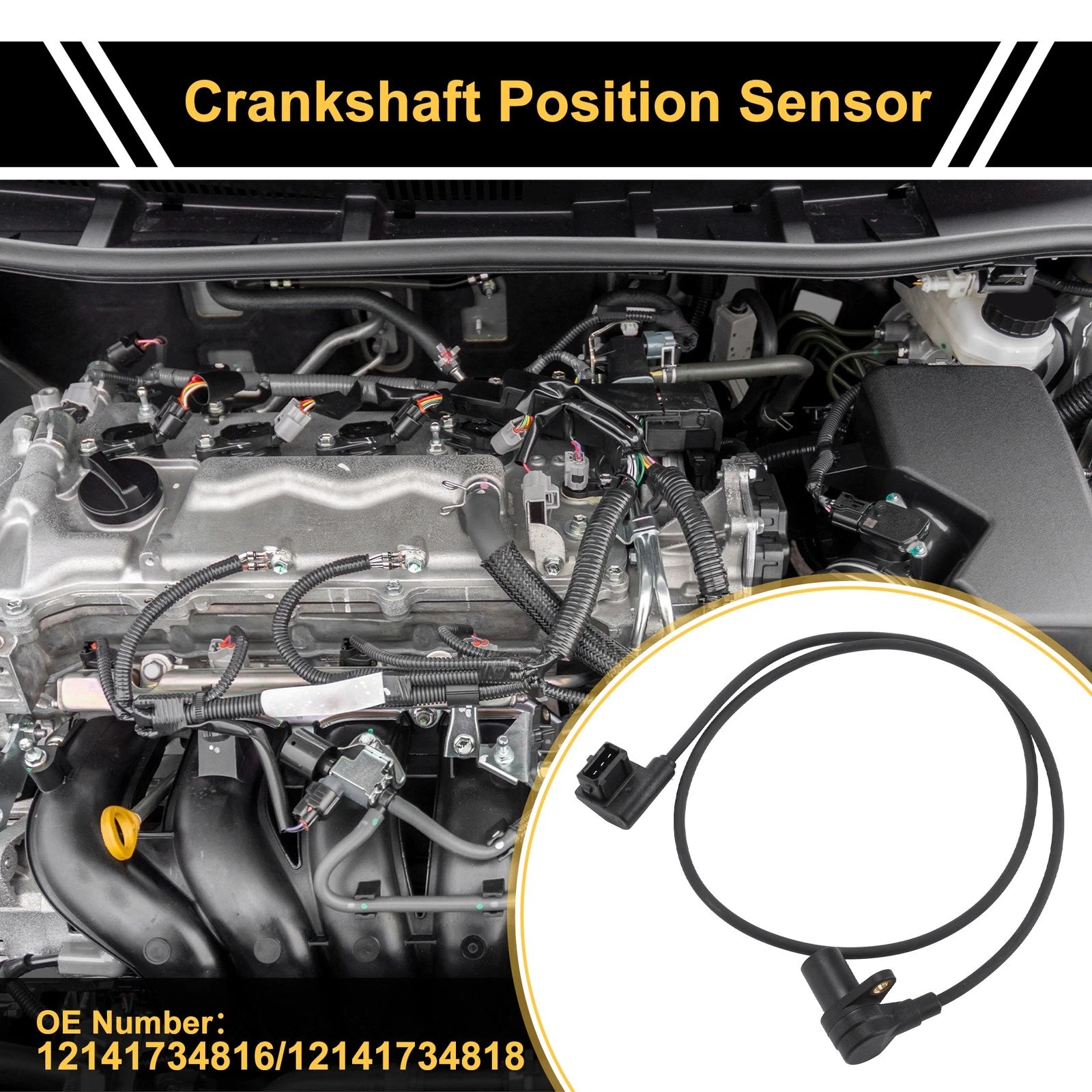 Crankshaft Position Sensor Replacement for BMW 3 Series E36 318is (1992–1995)