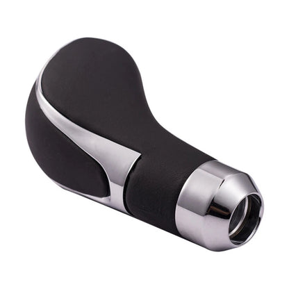 Gear Shift Knob for Universal Cars (Manual/Automatic) - Black Leather