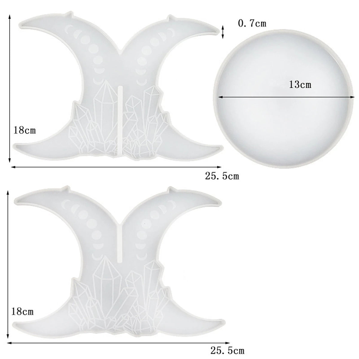 Silicone Mold for Round Table Decoration (DIY Epoxy Resin)