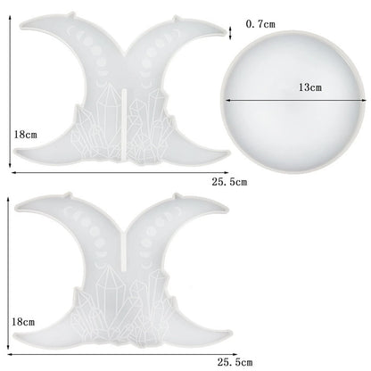 Silicone Mold for Round Table Decoration (DIY Epoxy Resin)