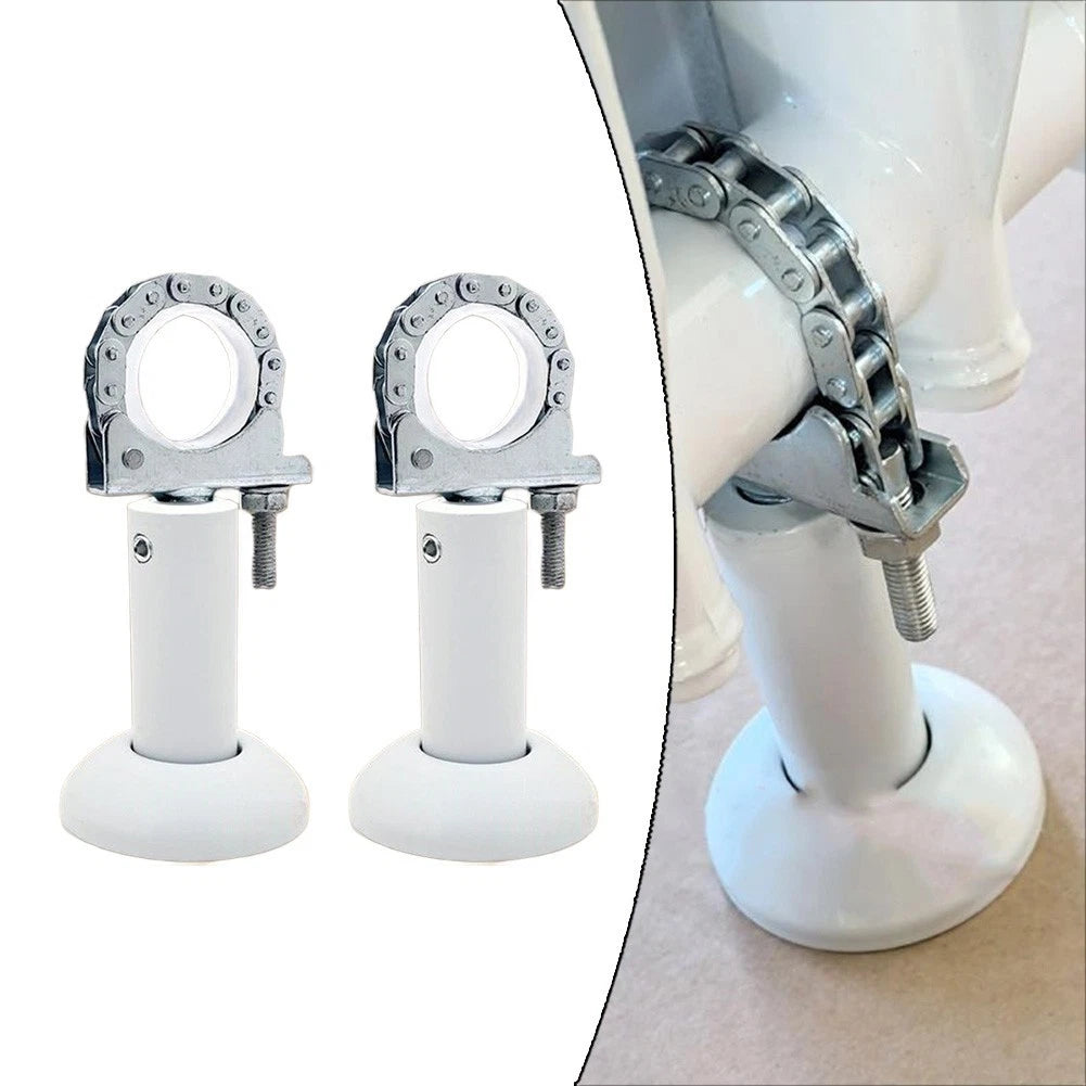 2X Floor Bracket for Diecast Aluminum Radiators - Adjustable Height