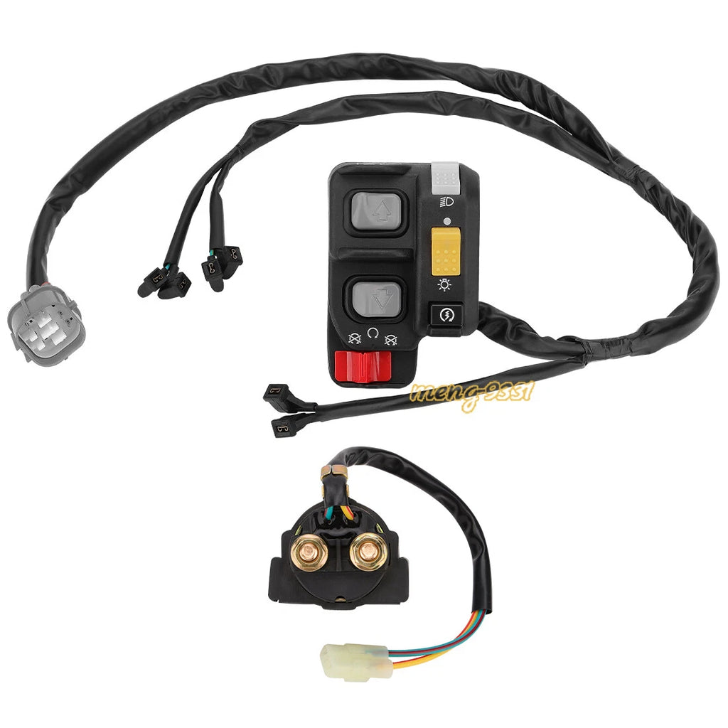 Handlebar Switch & Starter Relay for Honda Rancher 420 TRX420 (2007–2013)