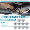 Oil Drain Plug Set Metal Replacement for Chevrolet Astra (2000–2008)