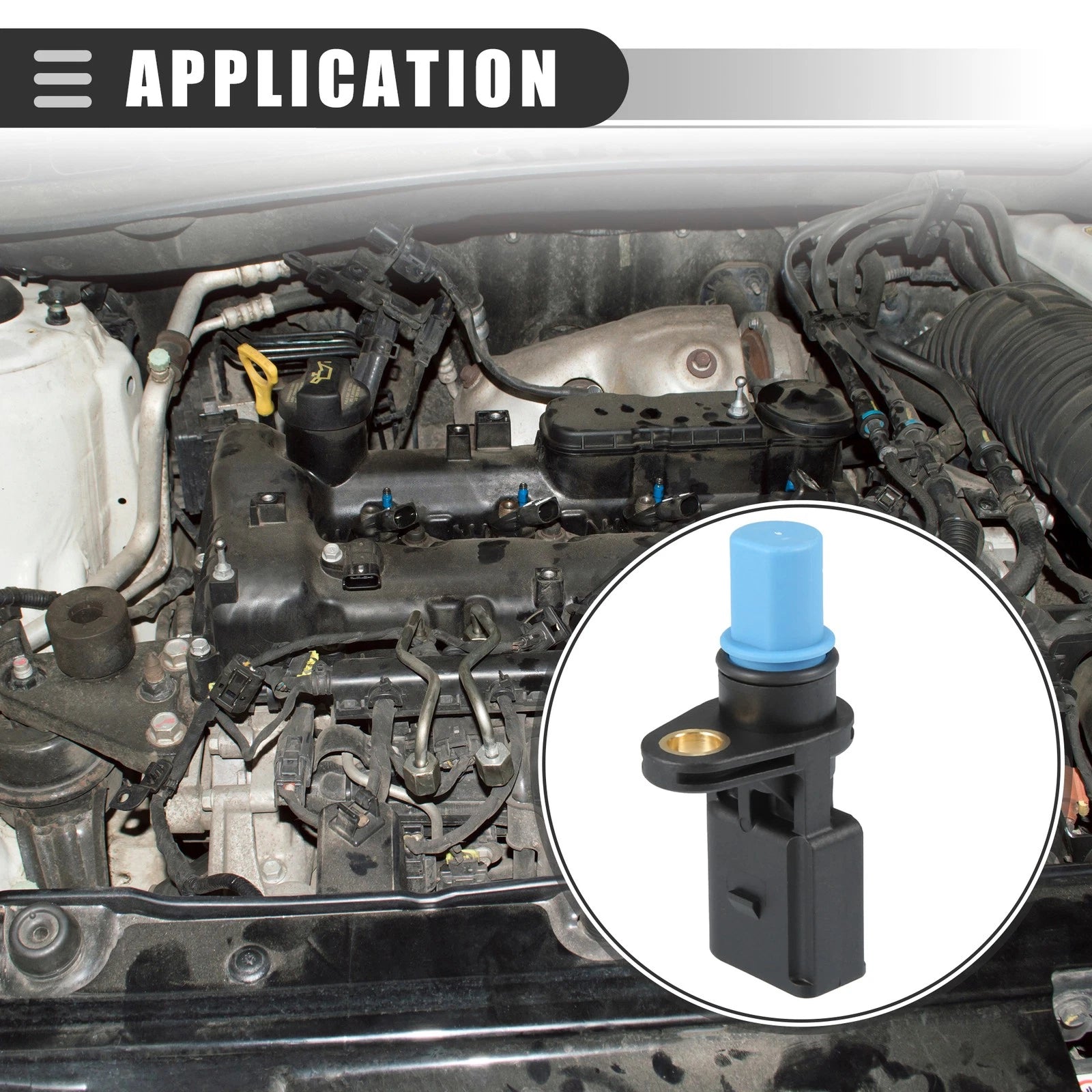 Crankshaft Position Sensor 4pcs Replacement for Audi A4 1.8L Quattro (2003–2008)