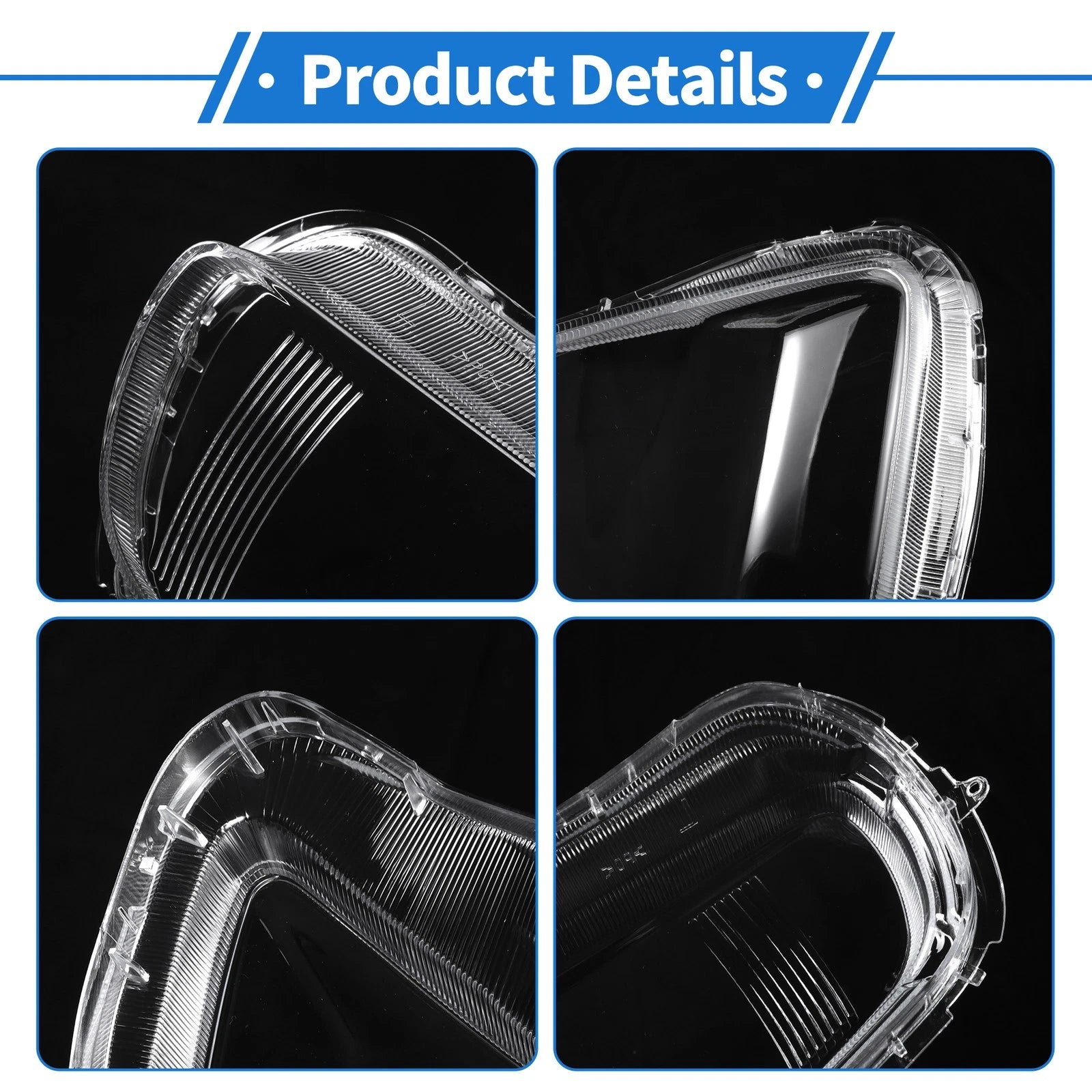 1 Pcs Headlight Lens Cover for Mitsubishi Lancer (2008–2016)