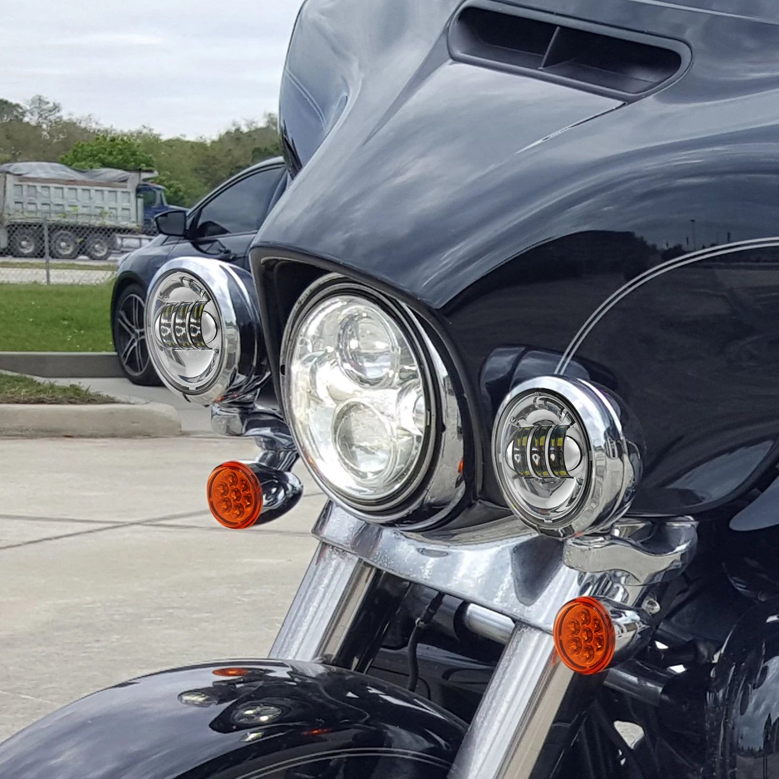 Fog Light Bracket for Harley Street Tri Glide (1994–2024)