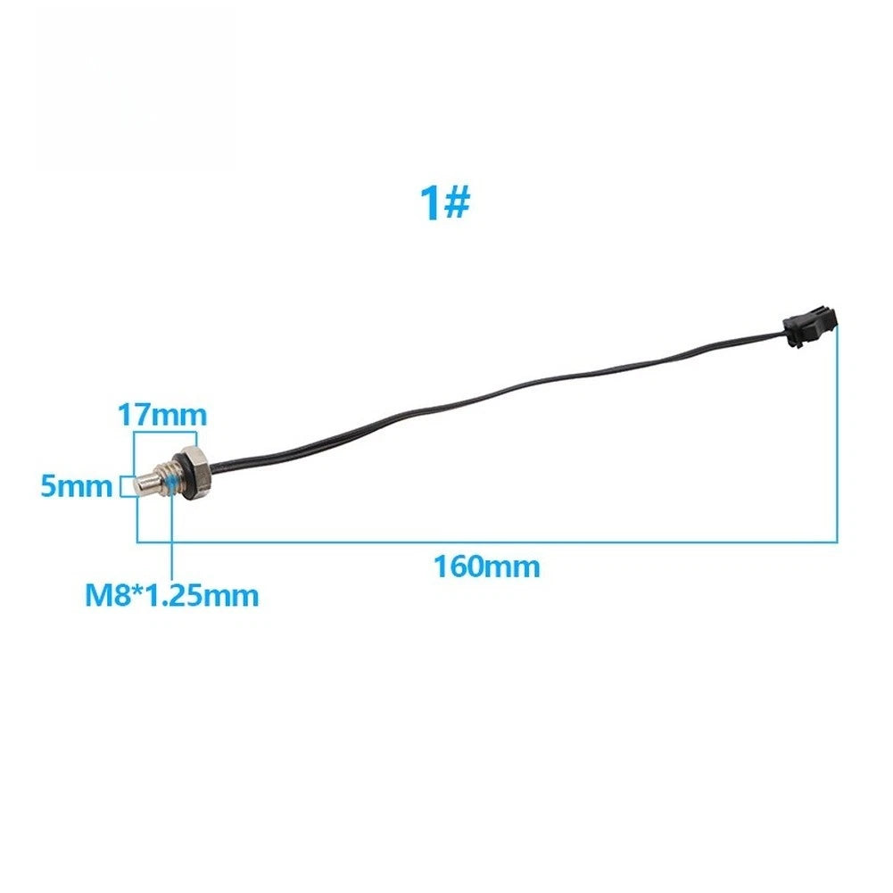 Thermistor 50K 3950K B Value for Heating Systems (M8 1.25 Thread)