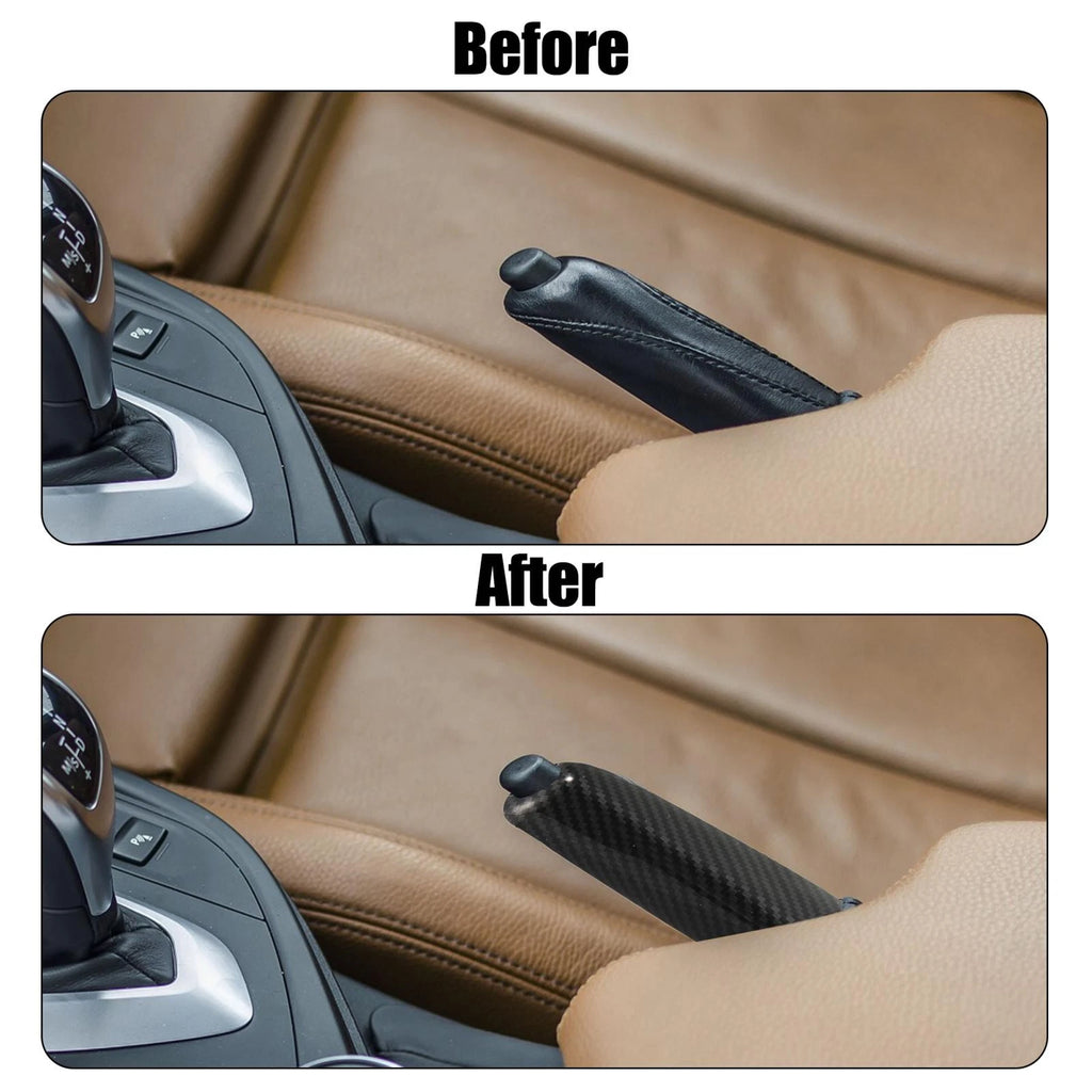 Handbrake Cover Handle Carbon Fiber Pattern for BMW 3 Series (2012–2019)