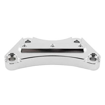 Chrome Handlebar Clamp Risers for Harley Touring (1997–2019)