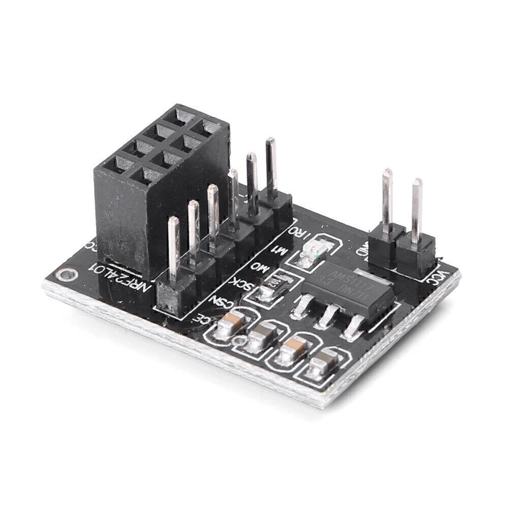 2pcs Socket Adapters Plate Boards for 8 Pin NRF24L0+Wireless Transceive Module v