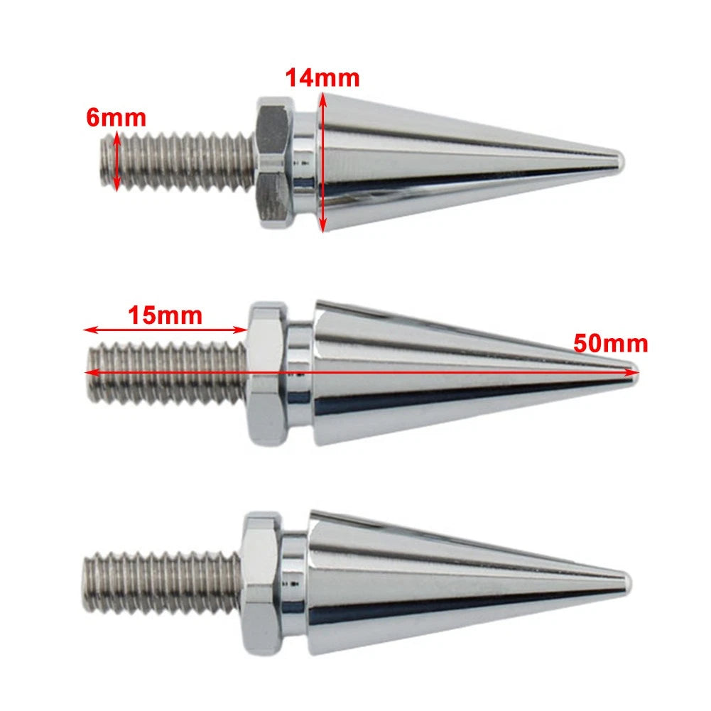 Chrome Windscreen Screws Bolts Windshield Spike For Harley Electra Glide 1996-13