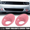 2pcs Front Foglight Covers Trim Replacement for Dodge Challenger (2015–2020)