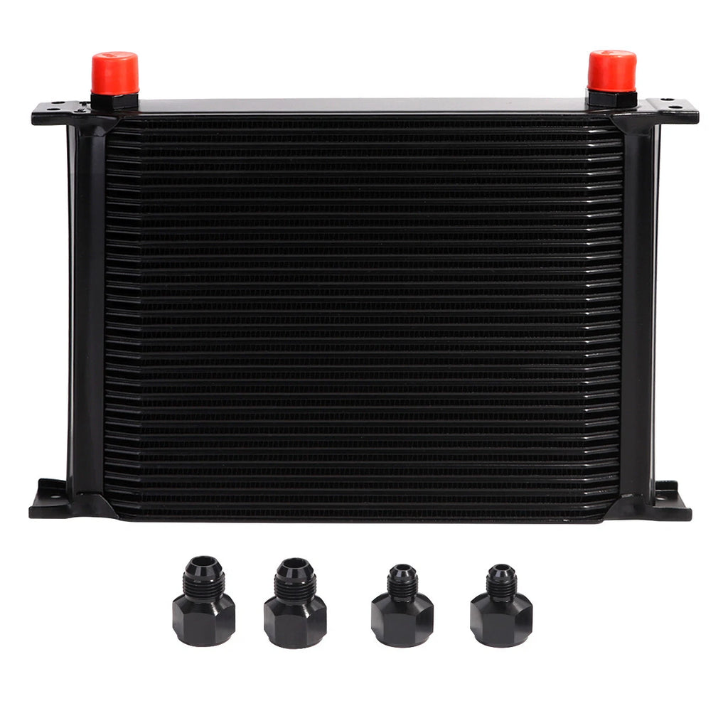 30 Rows 10AN Stacked Plate Oil Cooler for Universal Engine Transmission
