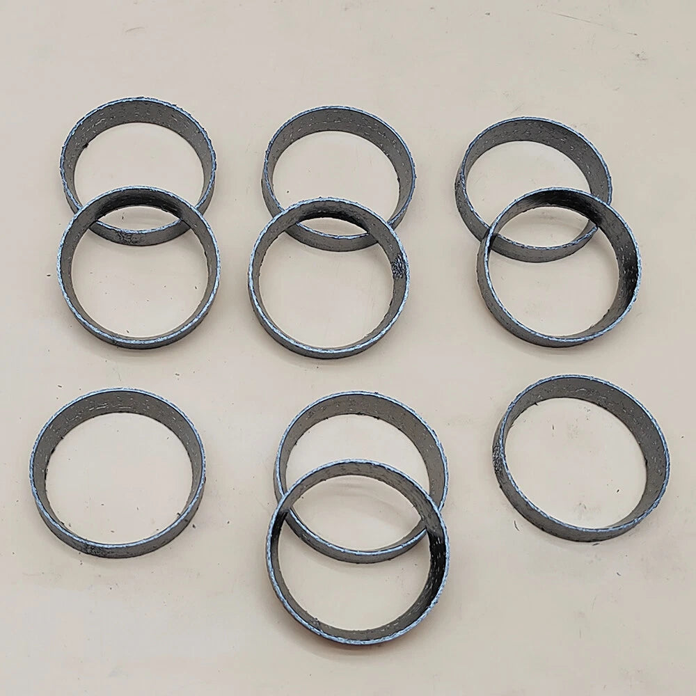 10 Pack Tapered Exhaust Gaskets 65324-83C for Harley Twin Cam (1999–2017)