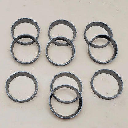 10 Pack Tapered Exhaust Gaskets 65324-83C for Harley Twin Cam (1999–2017)
