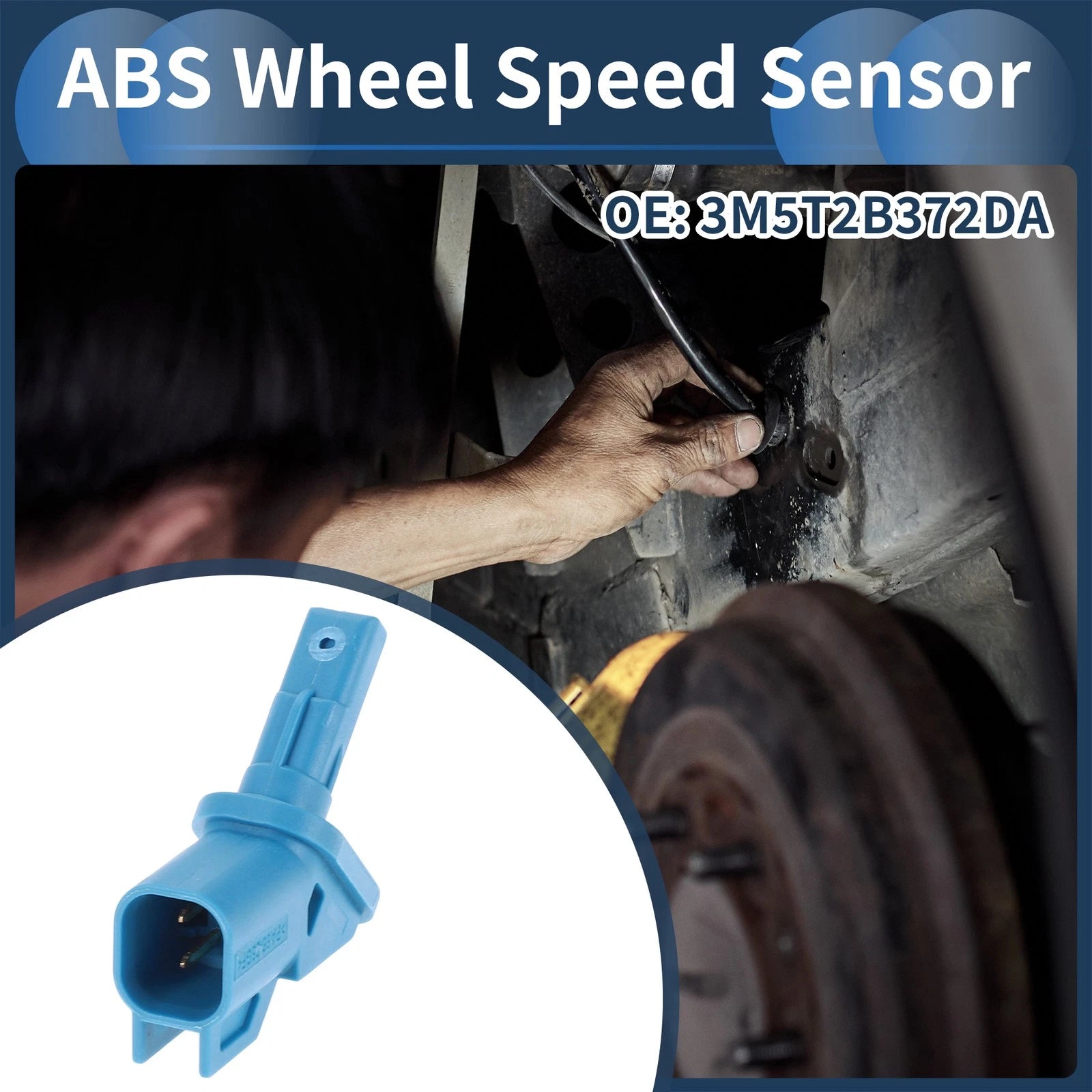 ABS Wheel Speed Sensor No. 3M5T2B372DA for Ford Focus (2006–2010) Front