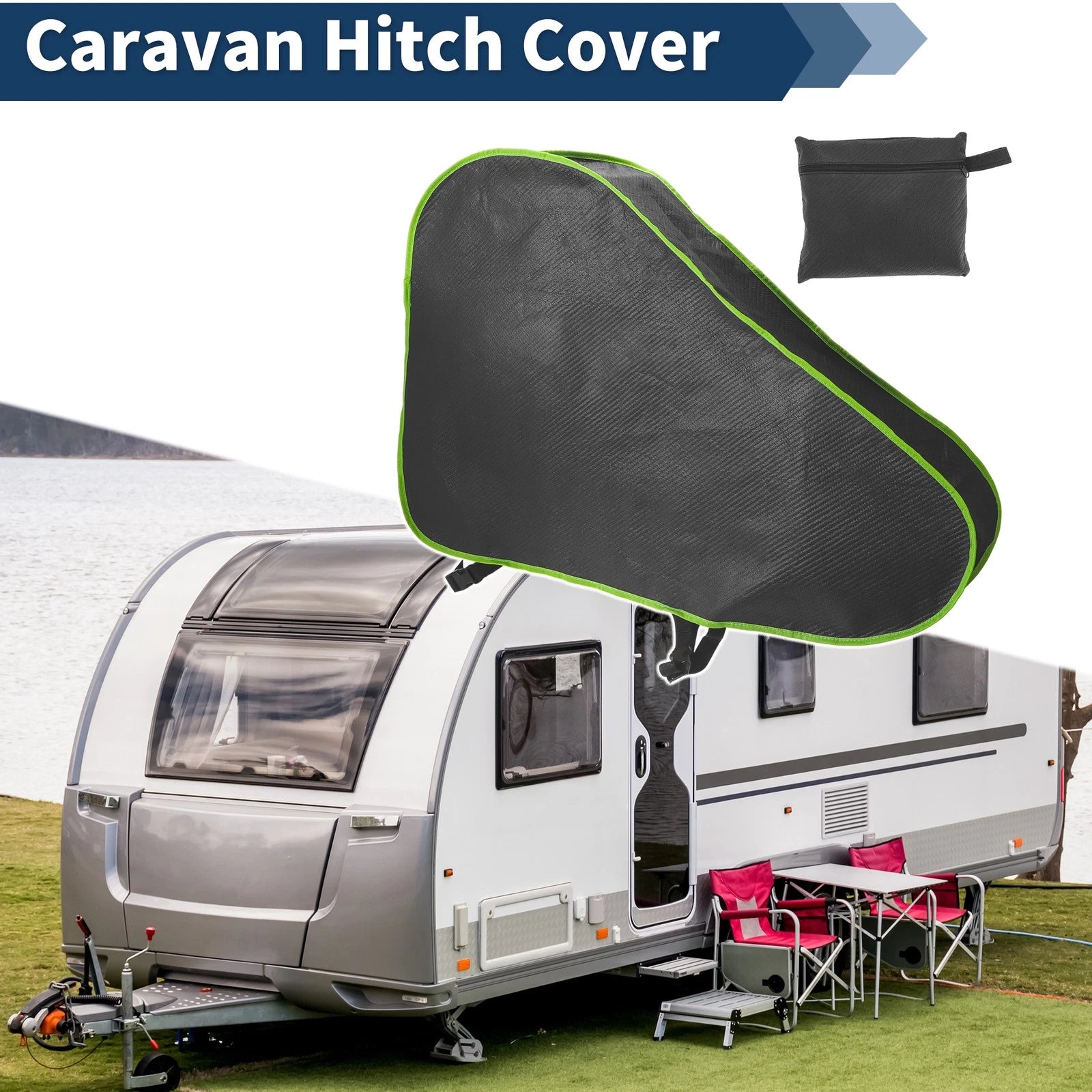 Trailer Jack Cover Waterproof Deep Gray for Dodge Caravan (1984–2007)