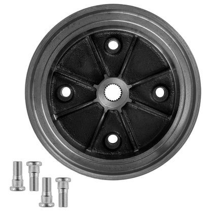 Rear Brake Hub L/R with Studs Replacement for Kawasaki Mule 3010 2005–2006