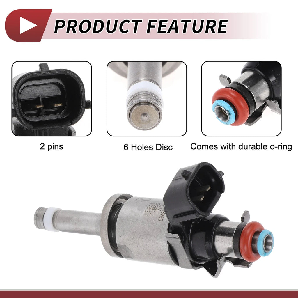 Fuel Injector Replacement for Mazda GDI (2007–2015) 1 Pc Black