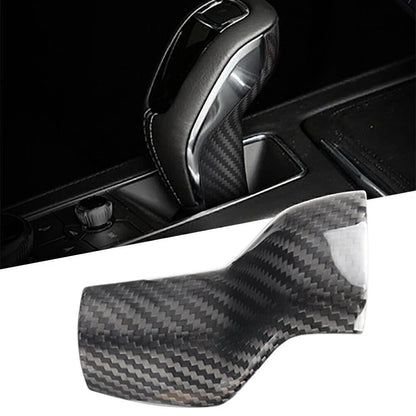 Carbon Fiber Gear Shift Knob Cover Trim for Cadillac XT4 (2018–2020)