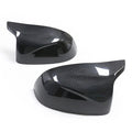 Pair Real Carbon Fiber Side Mirror Caps for BMW F97 X3M F98 X4M F95 X5M (2019–2024)