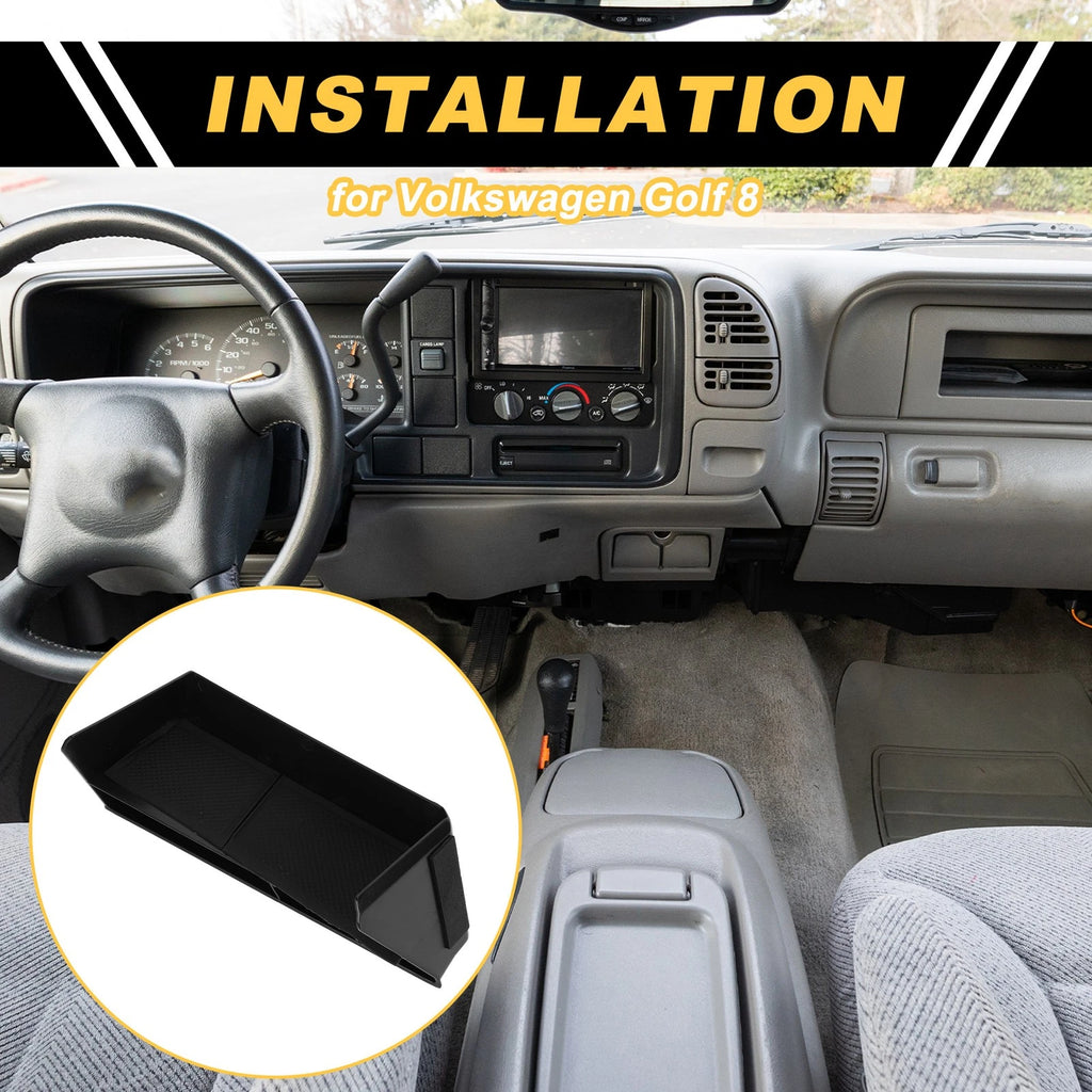Center Console Armrest Organizer Tray for Volkswagen Golf 8 (2020–2024)
