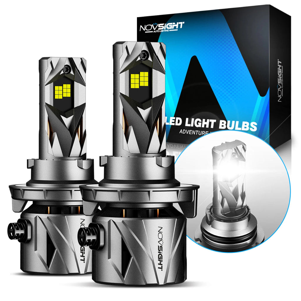 2X 9004 HB1 LED Headlight Bulbs for