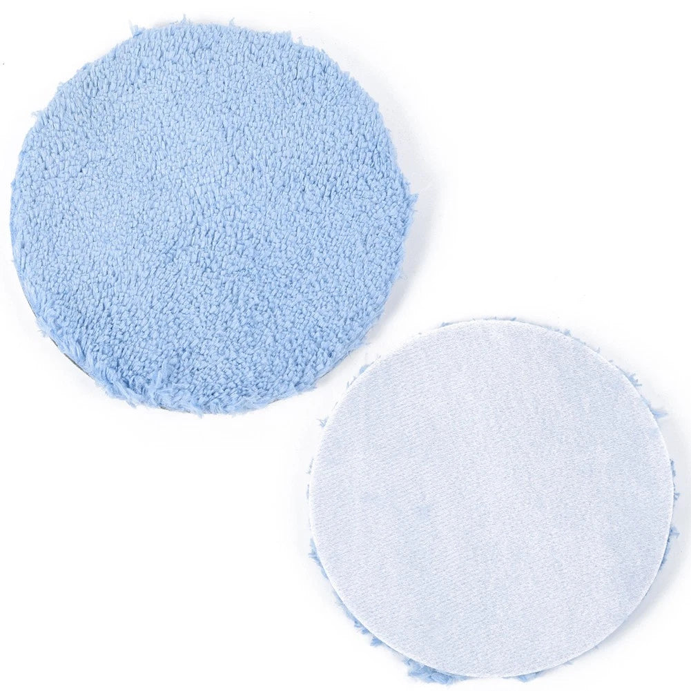 Car Auto Microfiber Waxing Polishing Buffing Cleaning Round Pad Disc Detailing