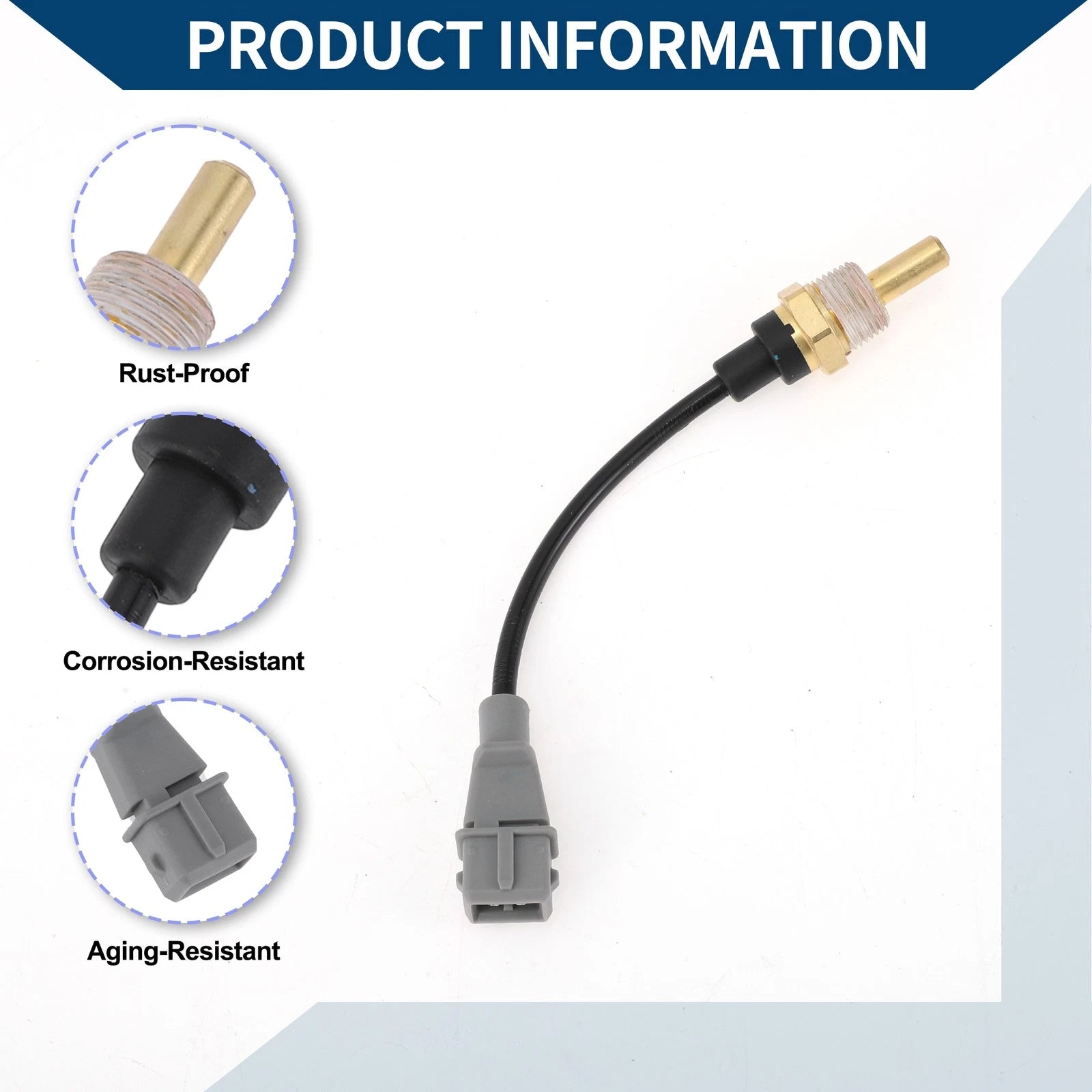 Engine Coolant Temperature Sensor OEM Replacement for Hyundai Tiburon (2003–2008)