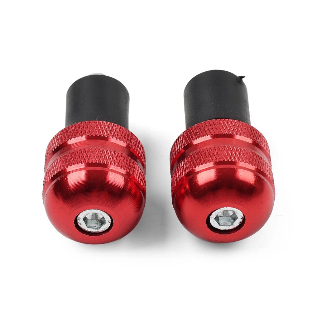 7/8" Motorcycle Handlebar Grips Bar End Cap Plug Slider