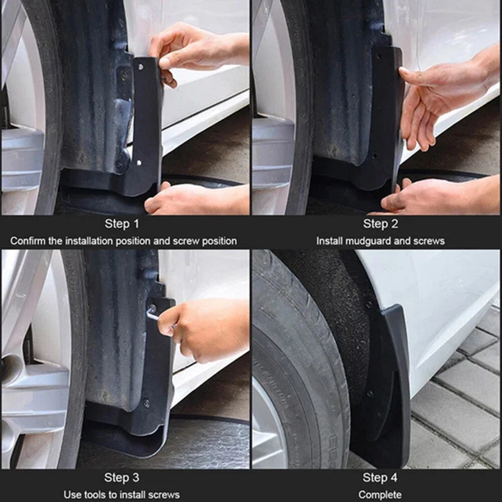Mud Flaps Splash Guards for Toyota Sienna (2021–2024)