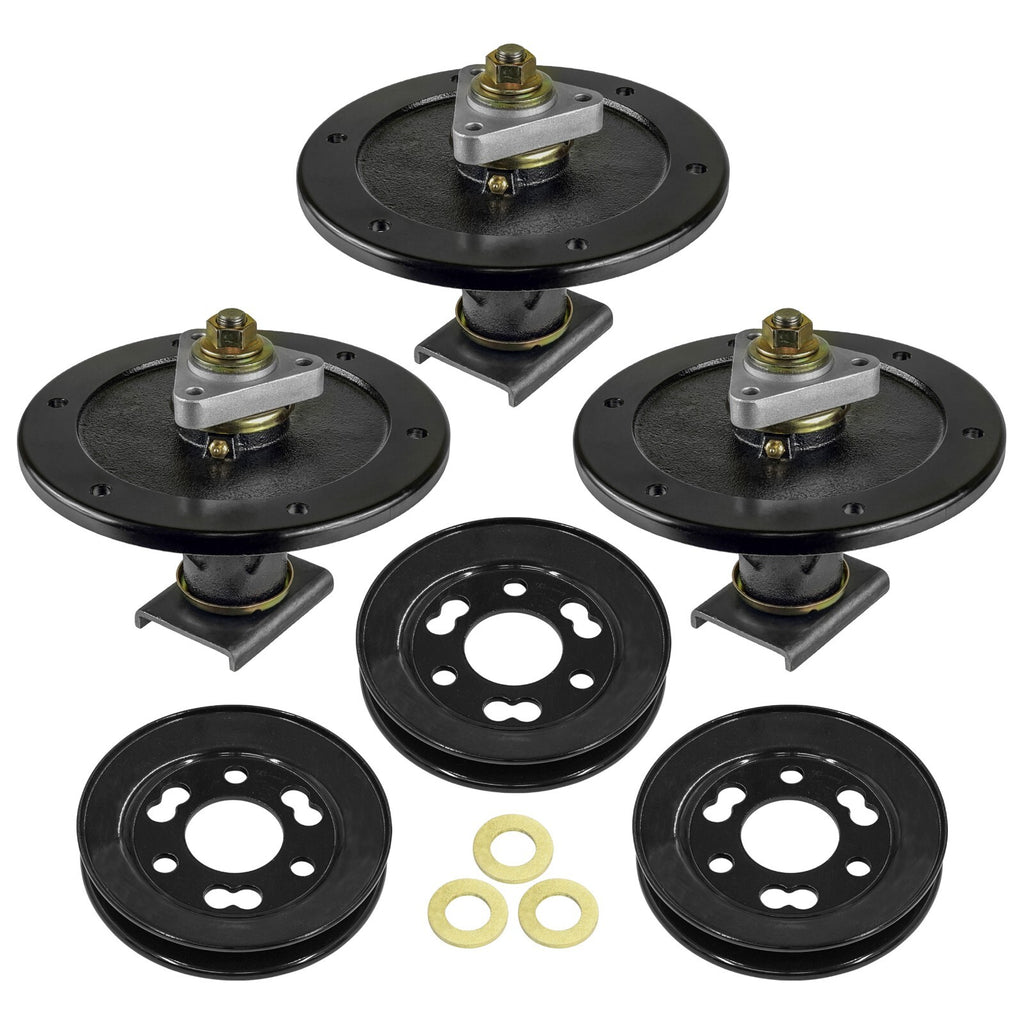 Deck Spindle and Pulley Replacement for Toro Z400 Z450 Z Master (2005–2016)