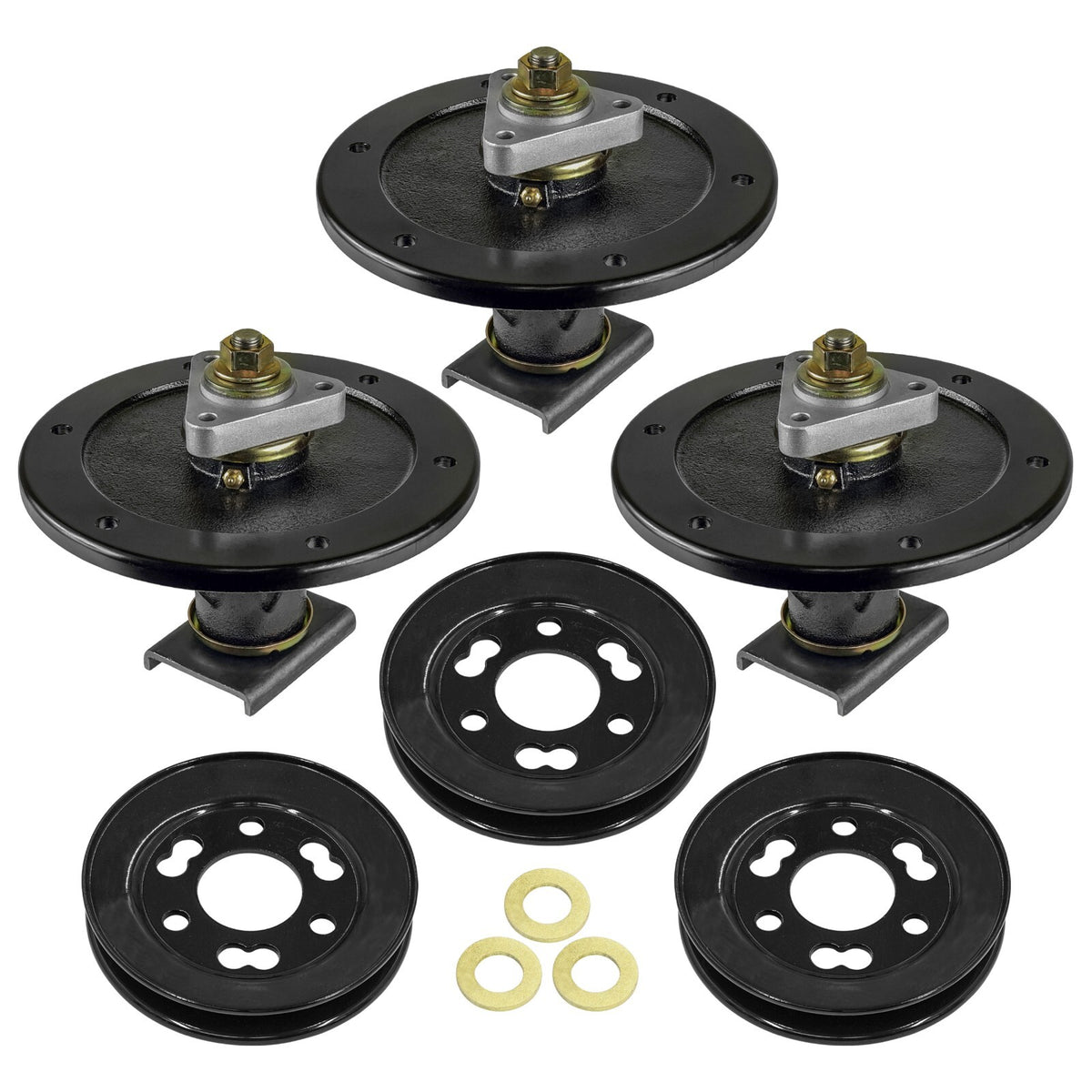 Deck Spindle and Pulley Replacement for Toro Z400 Z450 Z Master (2005–2016)