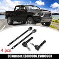 4Pcs Front Inner Outer Tie Rod Replacement for Dodge Challenger Charger (2011–2019)