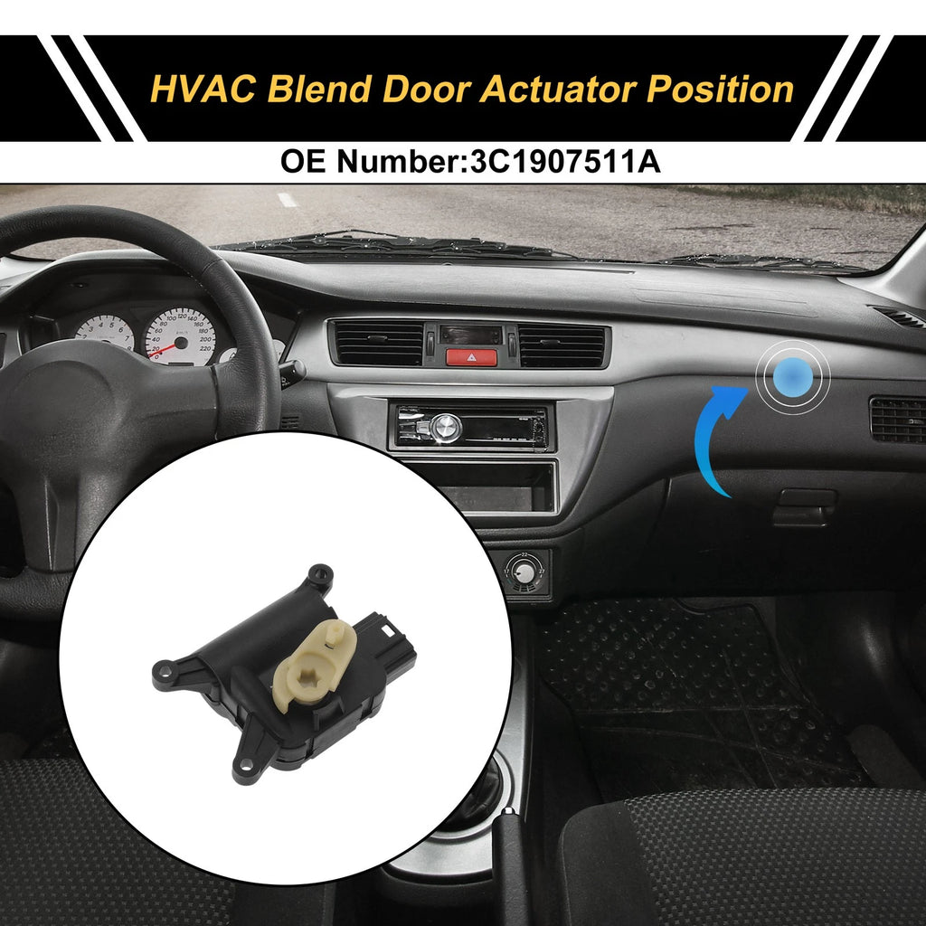 HVAC Heater Blend Door Actuator Replacement for Volkswagen Passat (2009–2012)