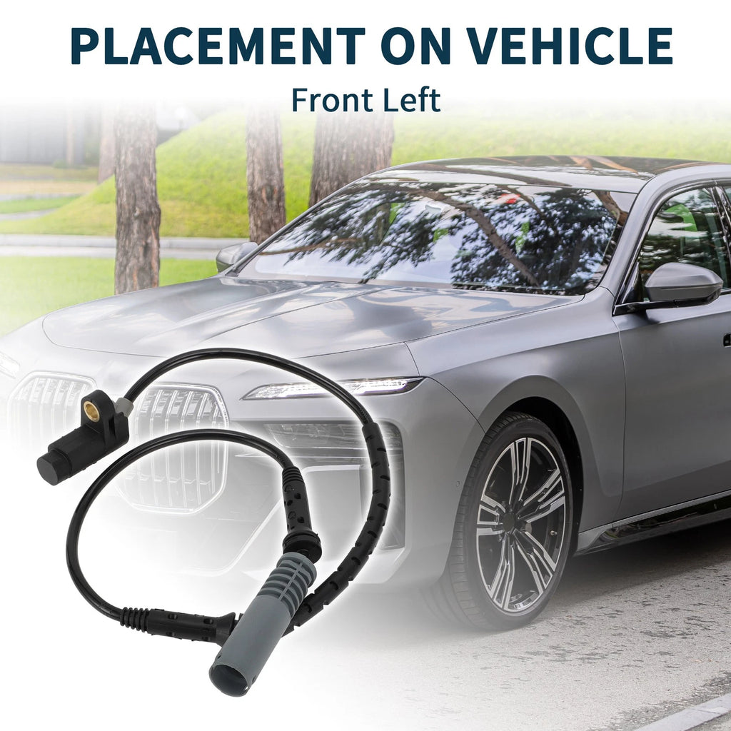 Front Left ABS Wheel Speed Sensor Replacement for BMW 740i (1995–1998)